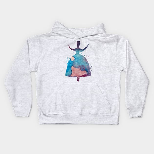 Ballerina Kids Hoodie by TheJollyMarten